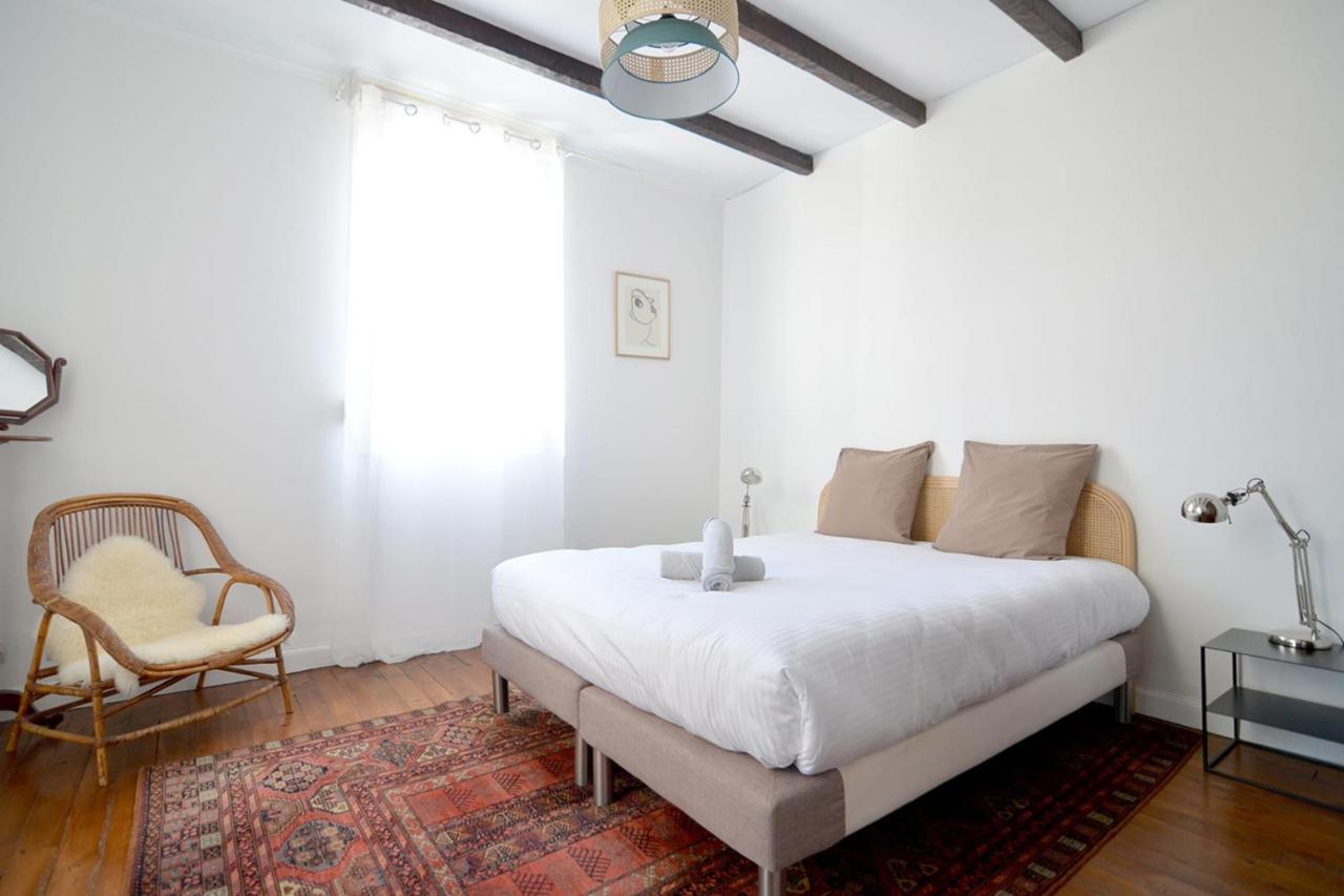 Gambetta Stylish 2 Bedrooms Apartment - Between Beach & Fresh Market ビアリッツ エクステリア 写真