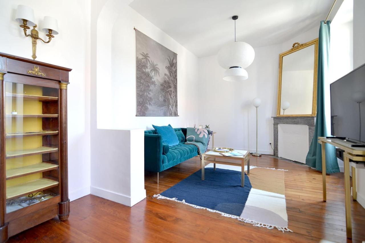Gambetta Stylish 2 Bedrooms Apartment - Between Beach & Fresh Market ビアリッツ エクステリア 写真